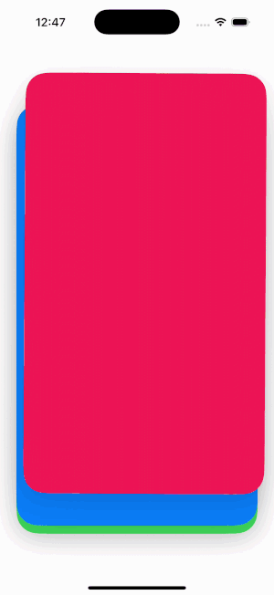 SwiftMotionKit swipe card stack animation